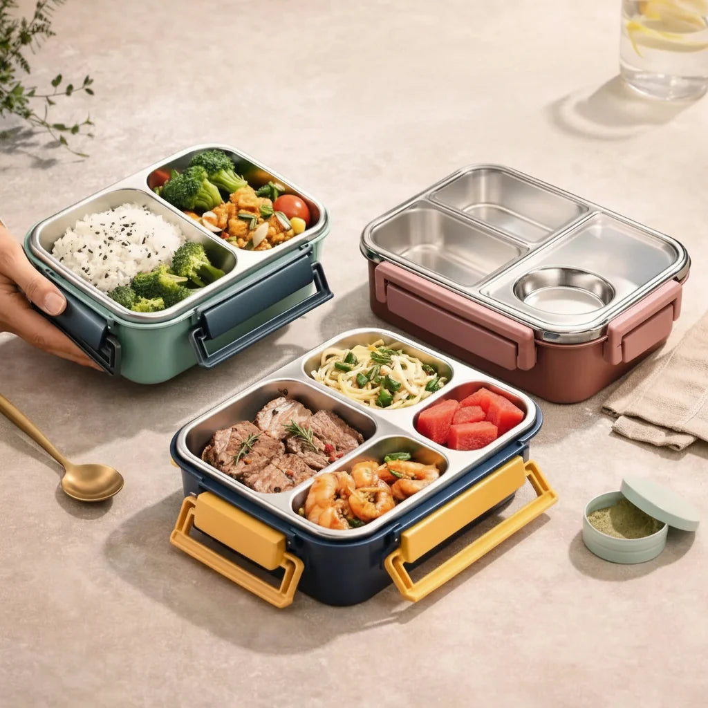Stainless Steel Leakproof Bento Lunch Box