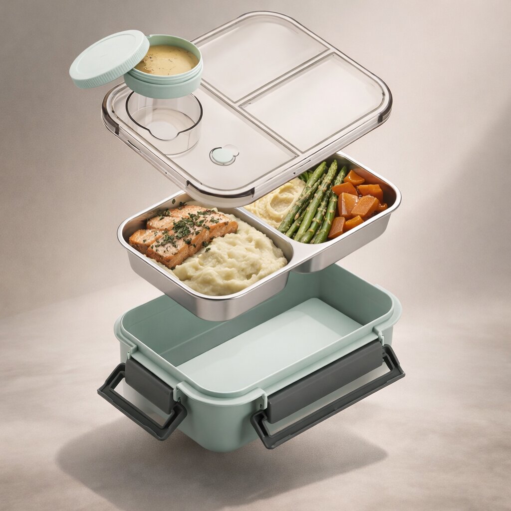 Stainless Steel Leakproof Bento Lunch Box