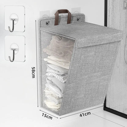 Wallora Foldable Wall Laundry Basket