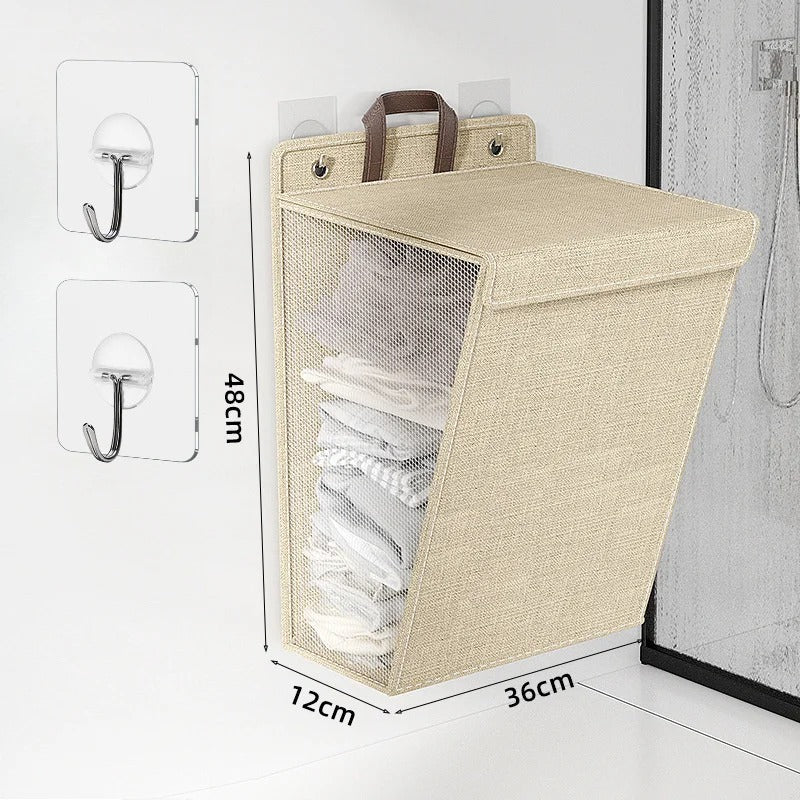 Wallora Foldable Wall Laundry Basket