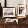 Brooks Wood & Brass Photo Frame