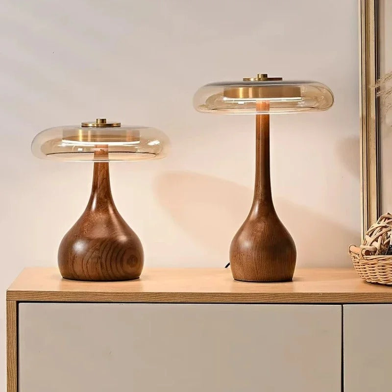 Andi Glass & Brass Table Lamp