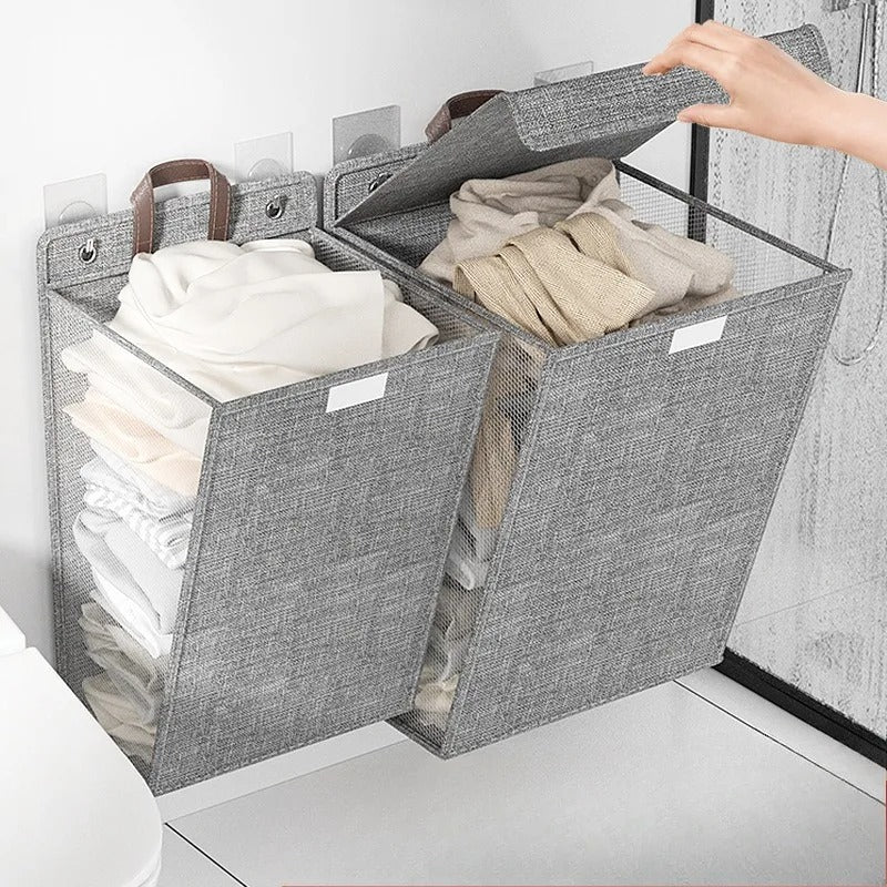 Wallora Foldable Wall Laundry Basket