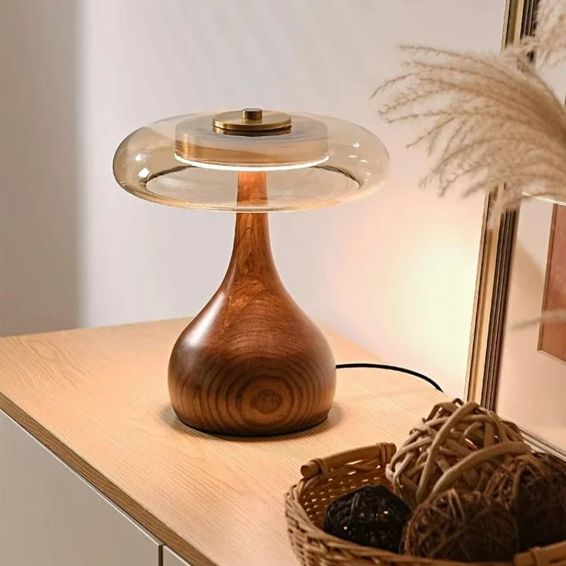 Andi Glass & Brass Table Lamp