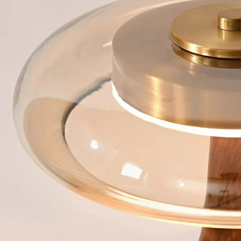 Andi Glass & Brass Table Lamp