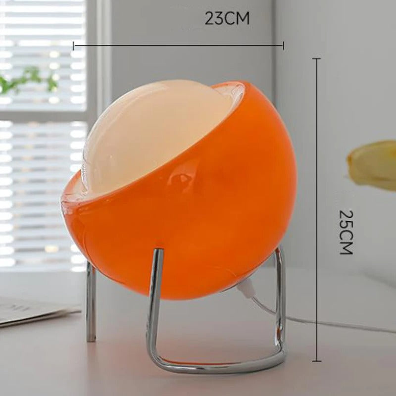 Retro Bauhaus Glass Table Lamp