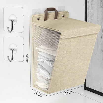 Wallora Foldable Wall Laundry Basket
