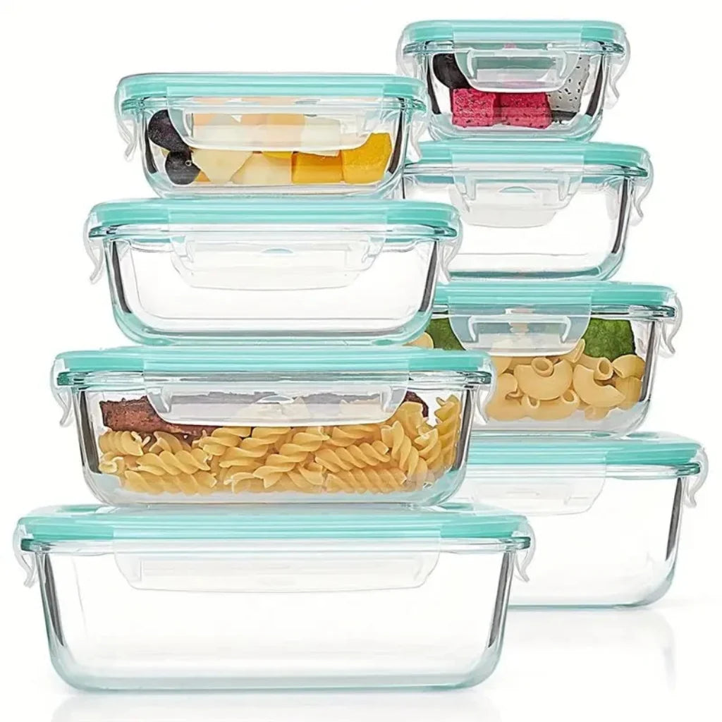 Meal Prep Containers Glass Food Storage Airtight Lids - Image 5