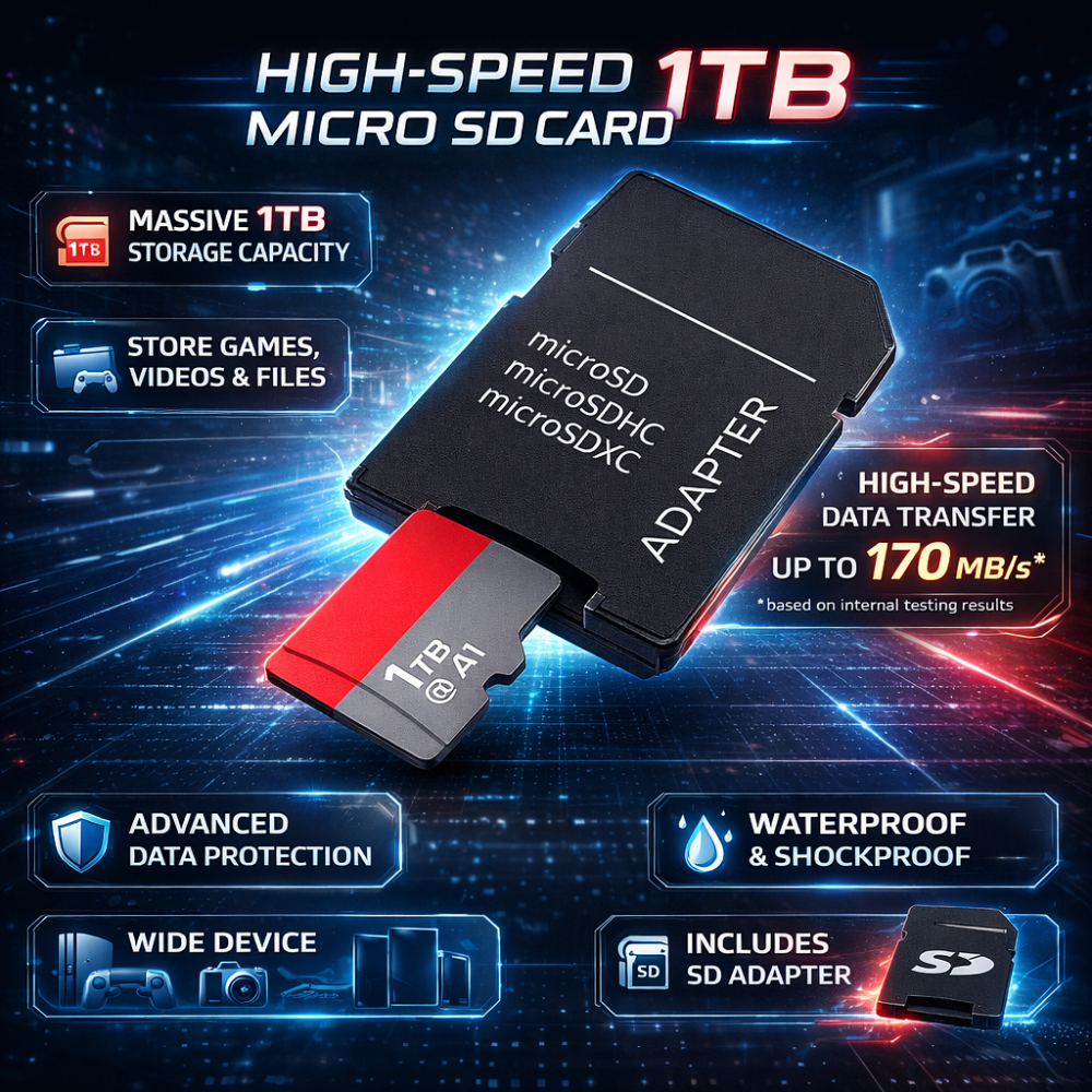 Micro Sd Storage Card Adapter High Speed 1tb Memory - Image 5