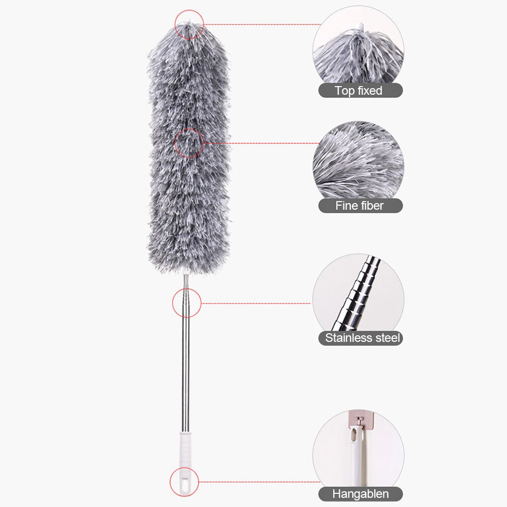 Microfiber Duster Ceiling Fan Duster Extendable Handheld - Image 3