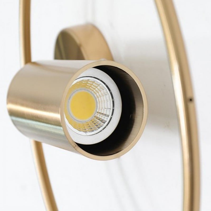 Halo Nordic Gold Wall Light