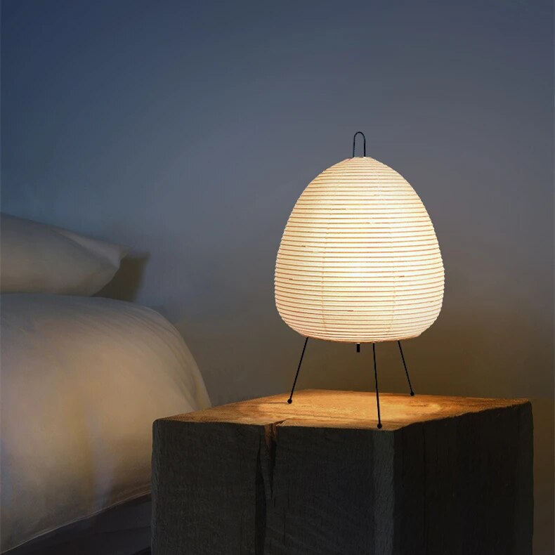 Japanese Rice Paper Zen Table Lamp