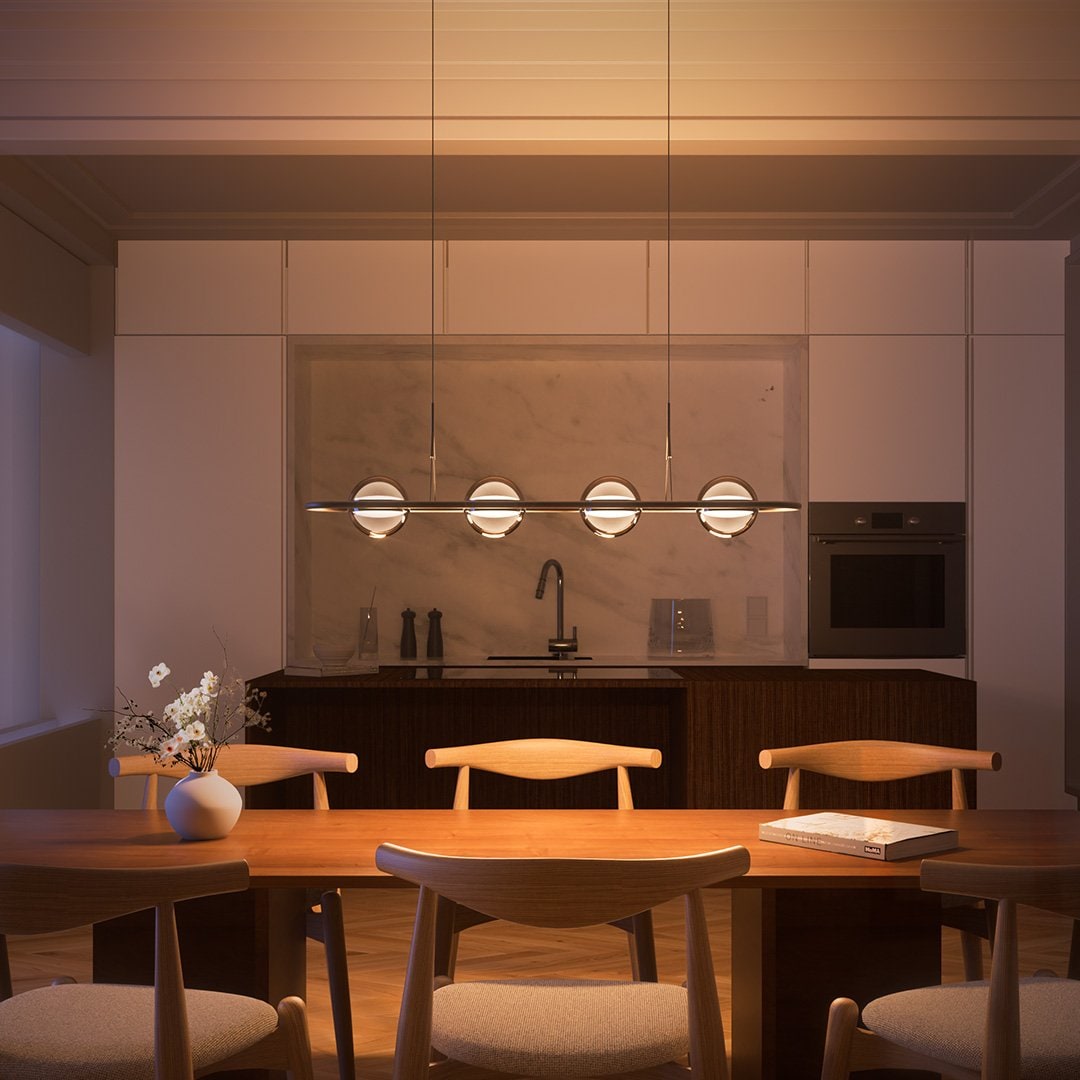Modern Pendant Light Adjustable Sleek Design Dining Room - Image 7