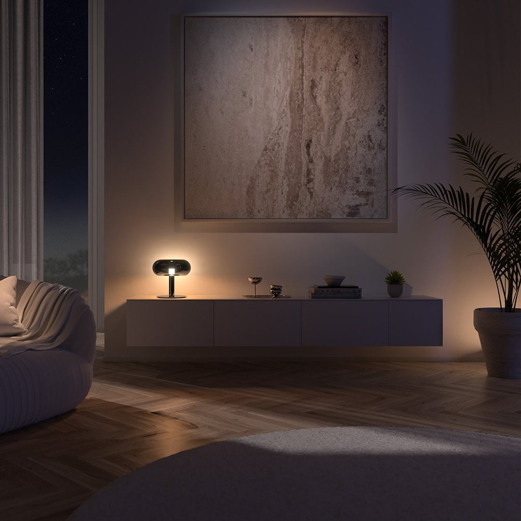 Modern Table Lamp Crystal LED Touch Dimmable Base Glass - Image 12