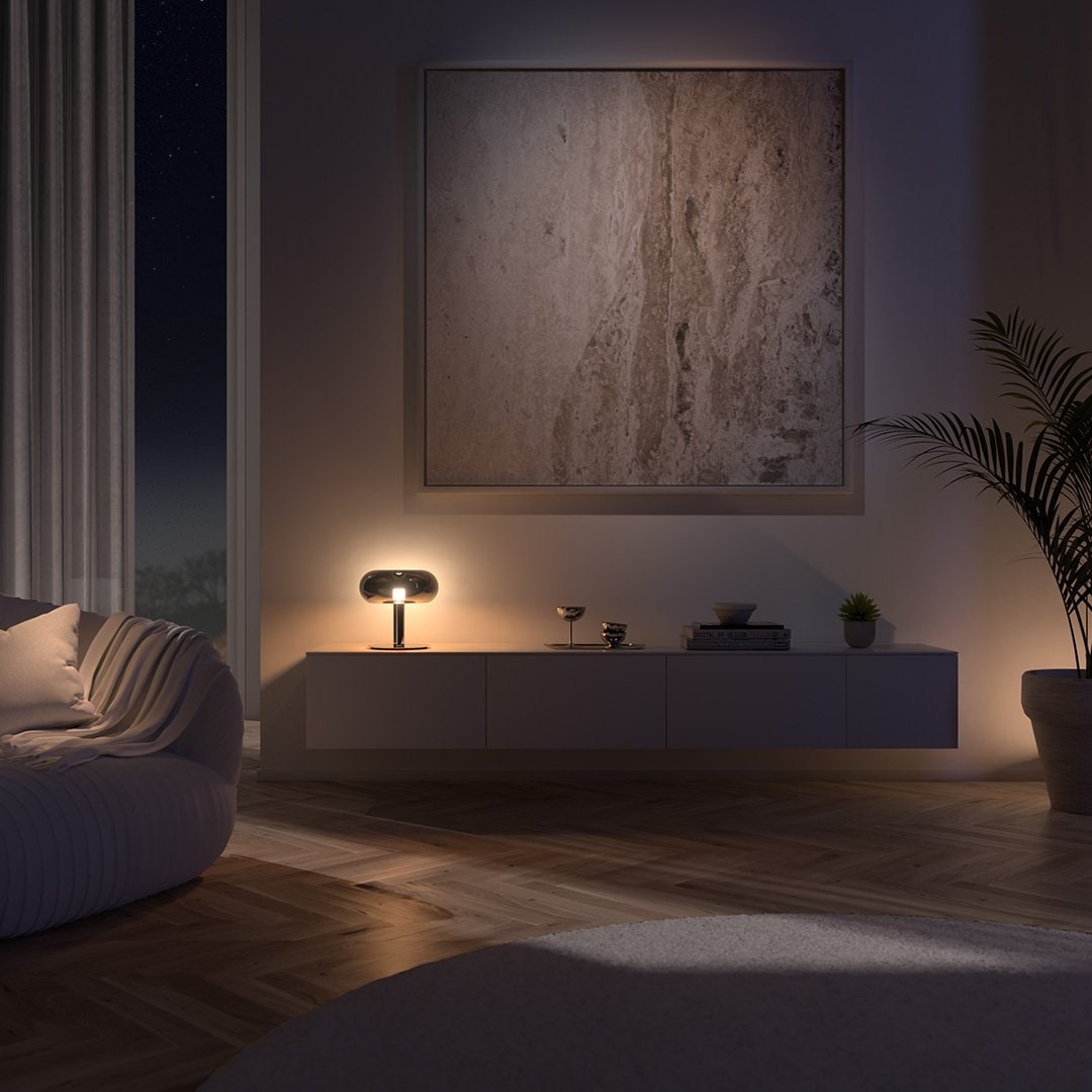 Modern Table Lamp Crystal LED Touch Dimmable Base Glass - Image 6