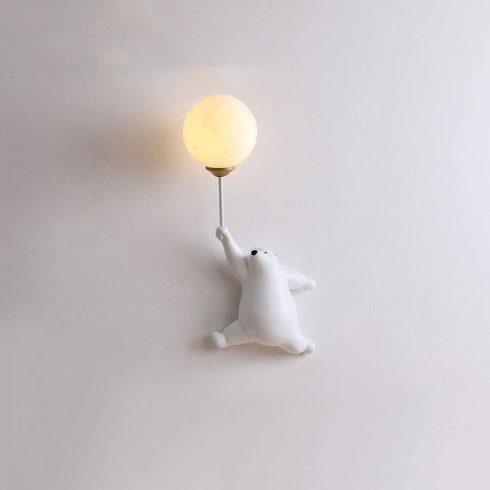 Modern Wall Lamp Cute Bear Design Home Decor Accent - Image 1