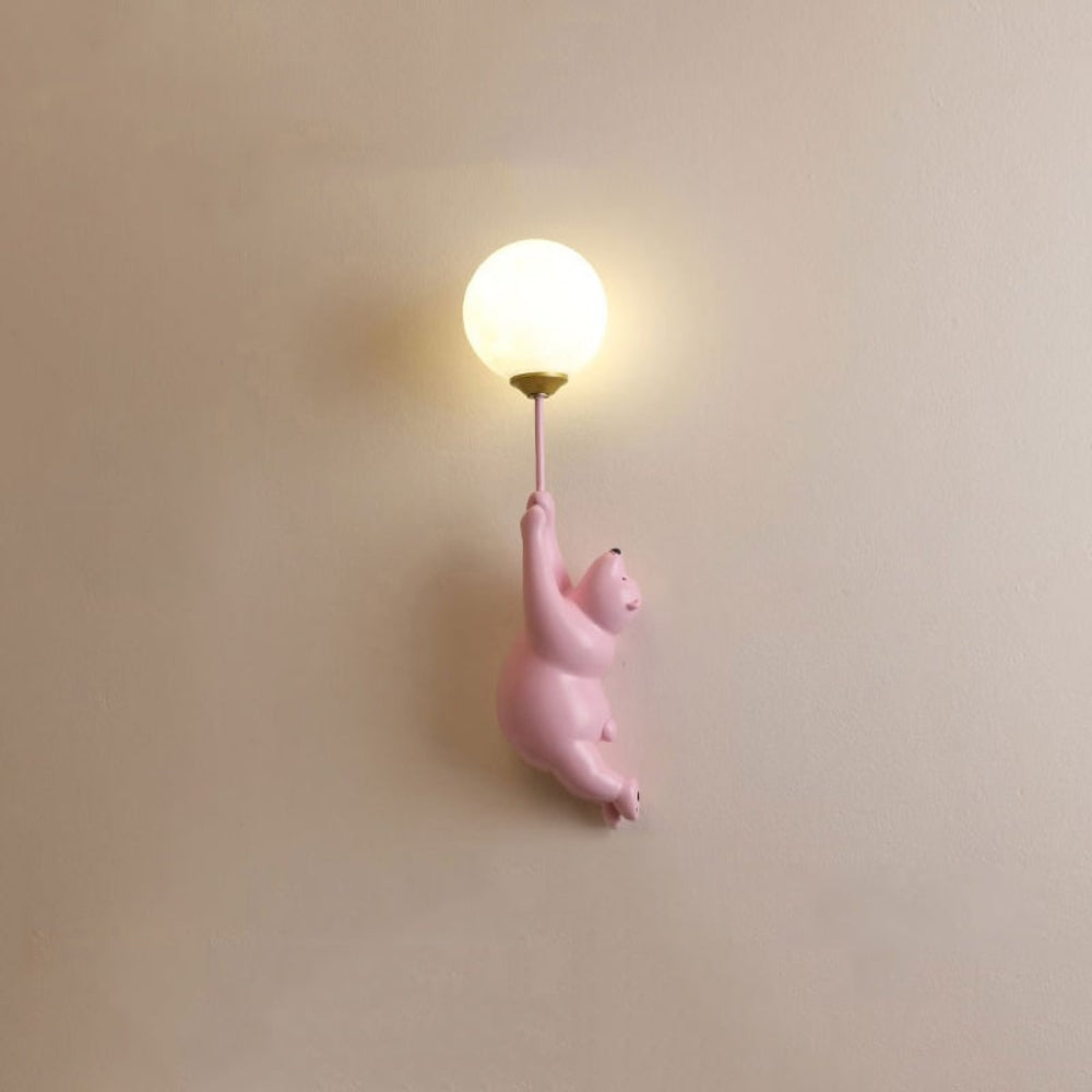 Modern Wall Lamp Cute Bear Design Home Decor Accent - Image 7