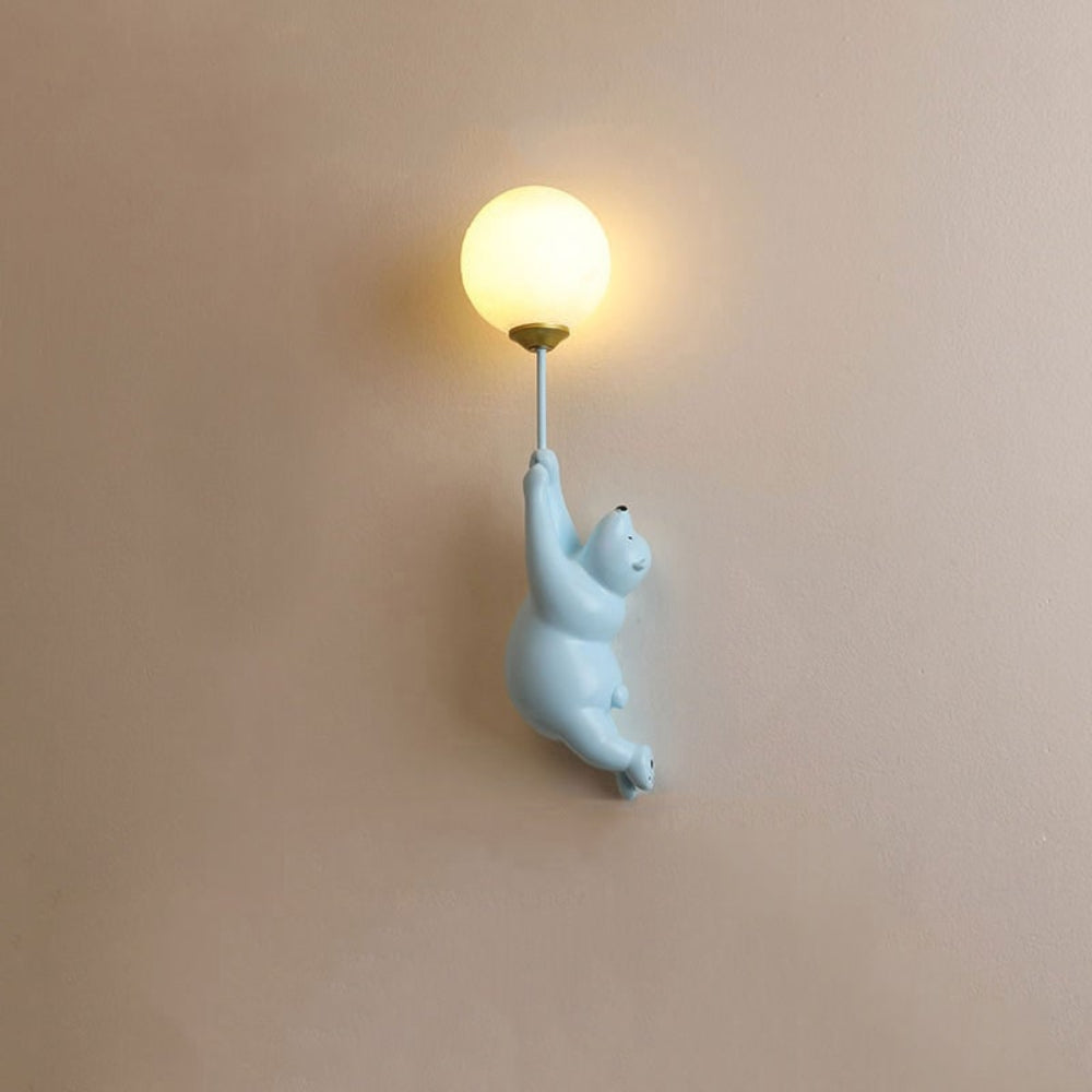 Modern Wall Lamp Cute Bear Design Home Decor Accent - Image 9