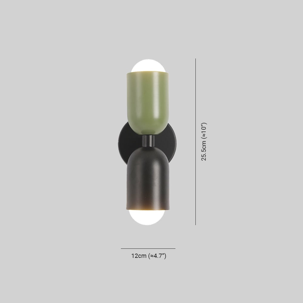 Duo Twin Bulb Wall Lamp