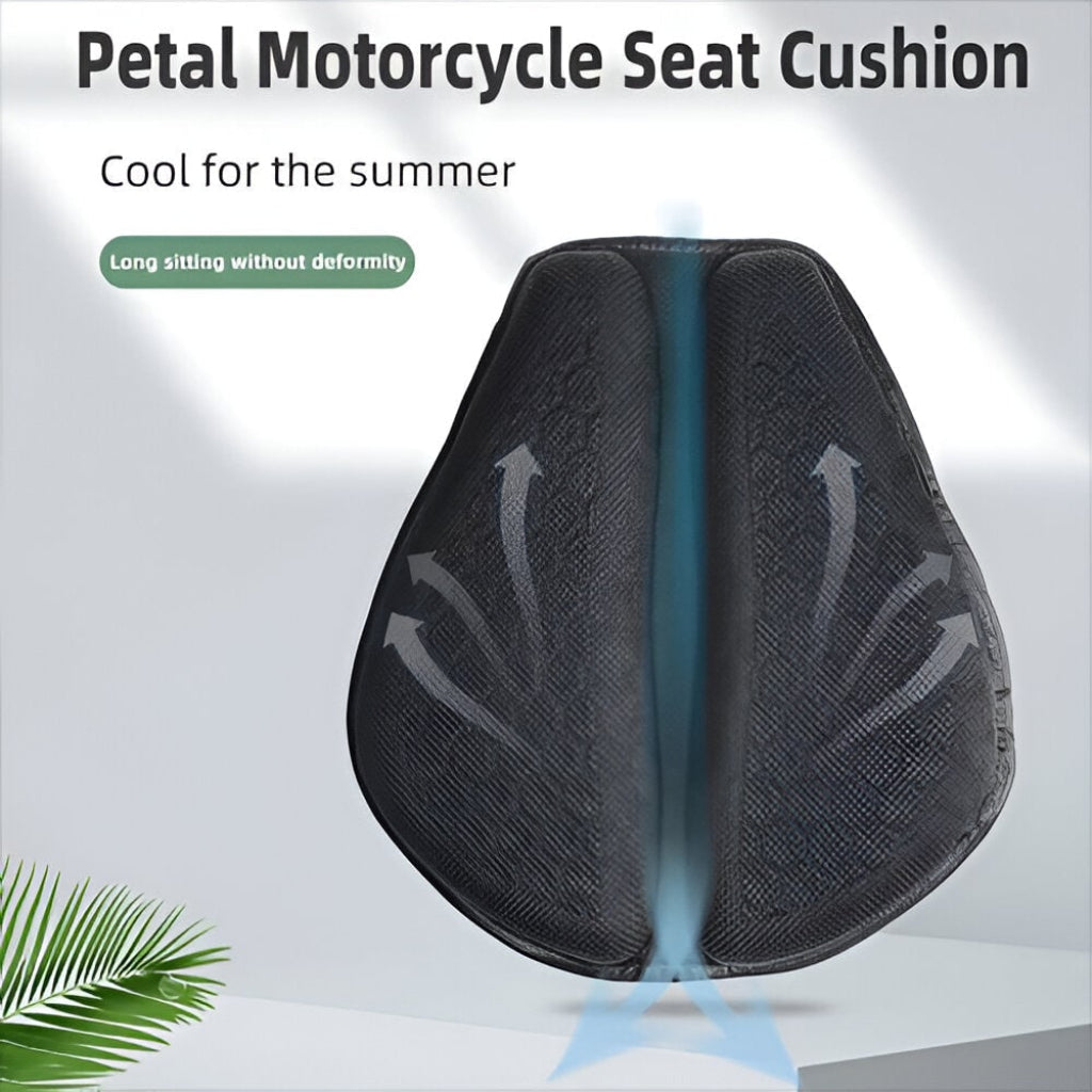 Motorcycle Seat Cushion Honeycomb Design Breathable Comfort - Image 6