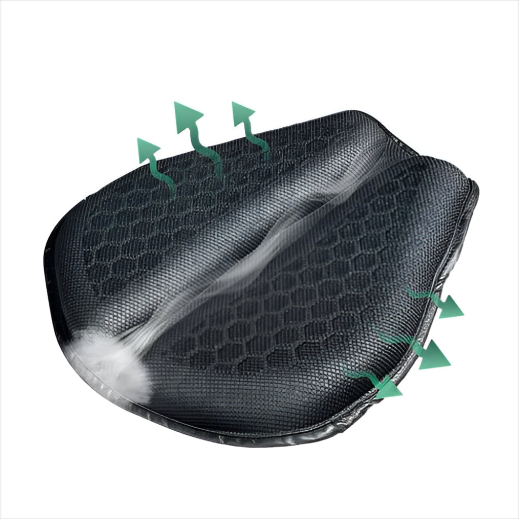 Motorcycle Seat Cushion Honeycomb Design Breathable Comfort - Image 7