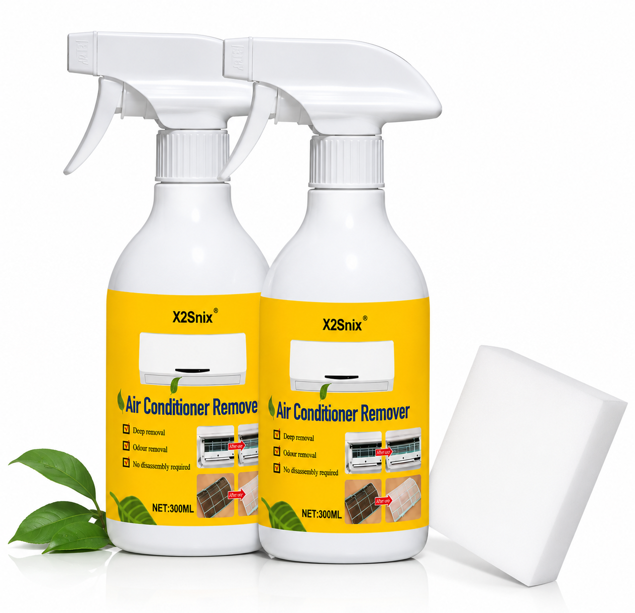 Air Conditioner Cleaner Set 2 Bottles