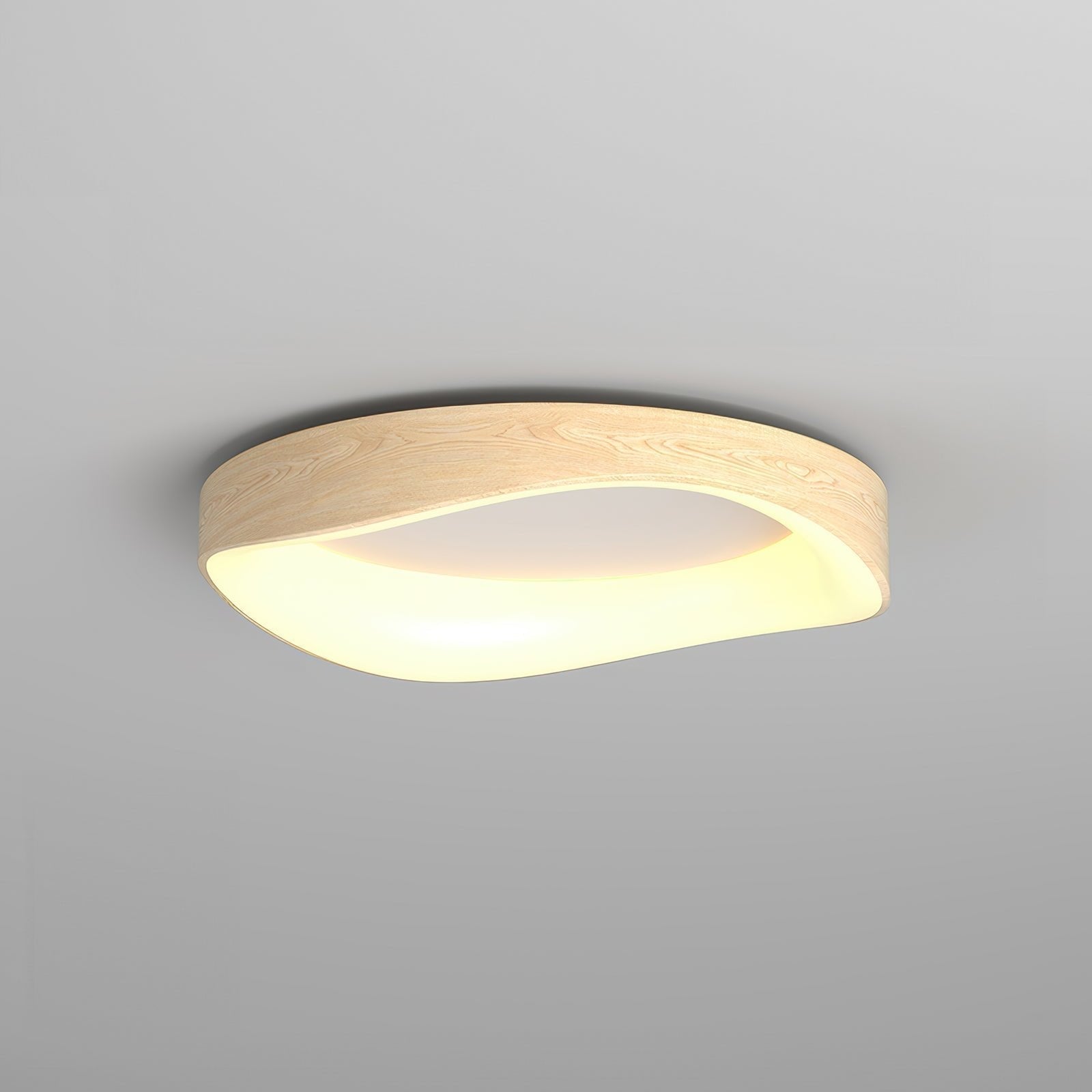 Wood Grain Artistic Ceiling Light