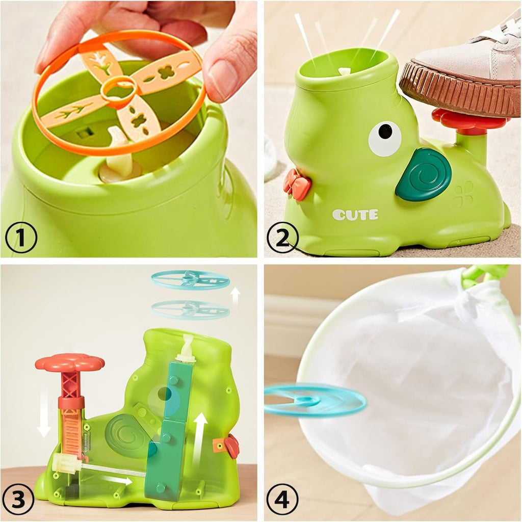 Outdoor Play Equipment Flying Disc Launcher Fun Activity - Image 2