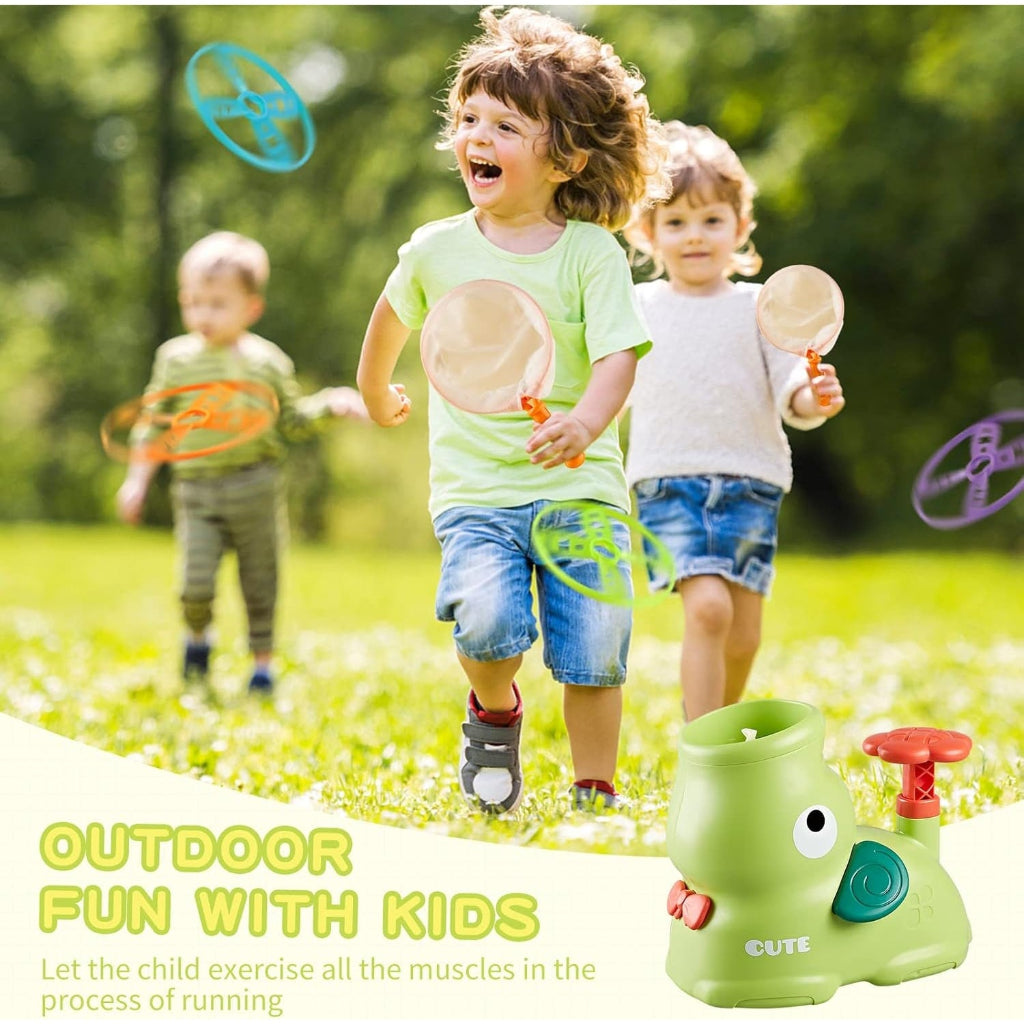 Outdoor Play Equipment Flying Disc Launcher Fun Activity - Image 7