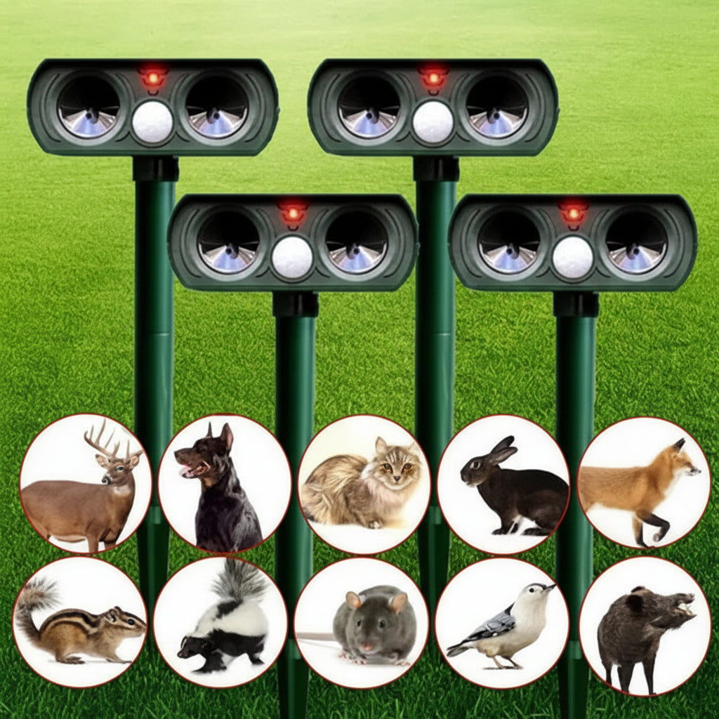 Solar Animal Deterrent Garden Light