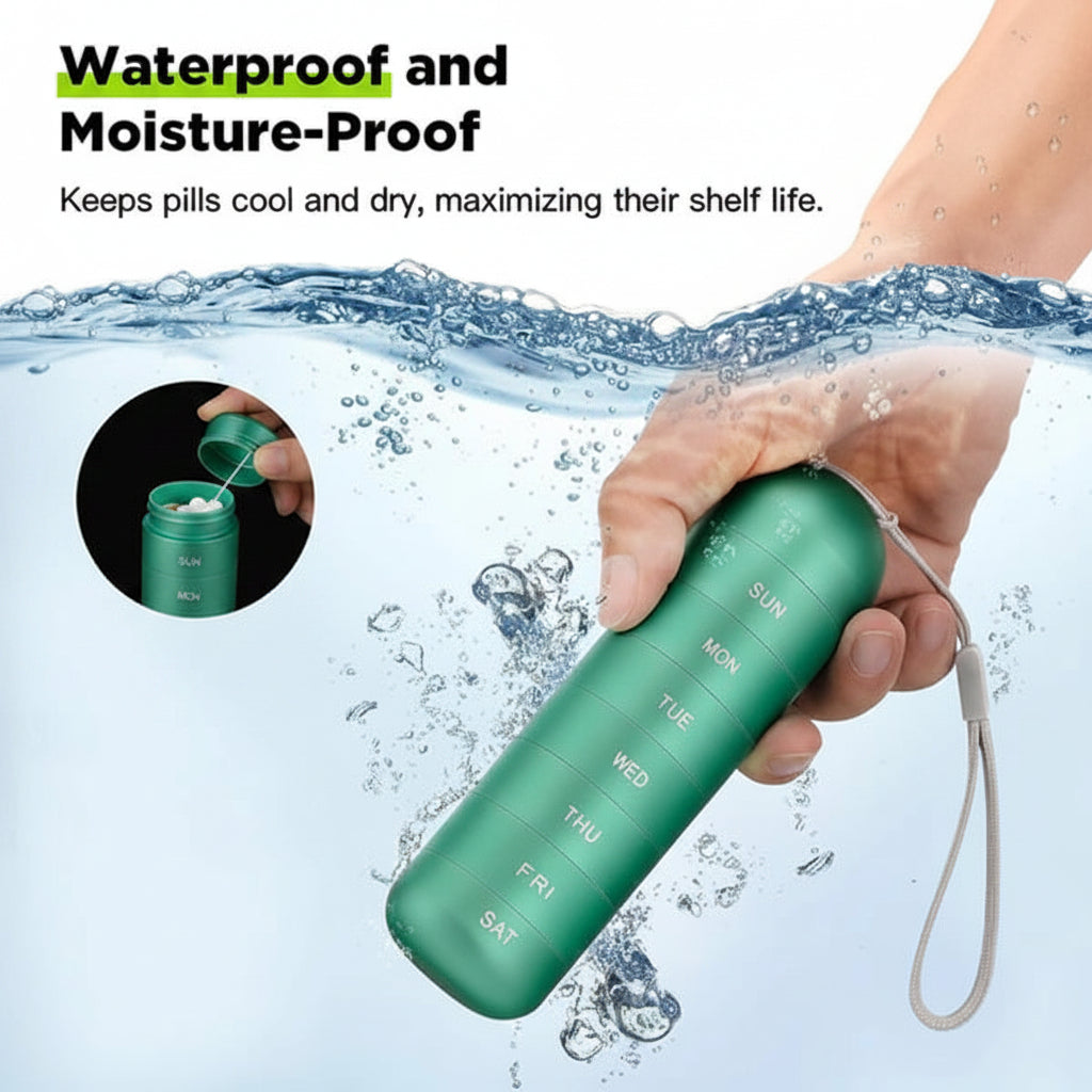 Pill Organizer Portable Case Travel Friendly Design - Image 9