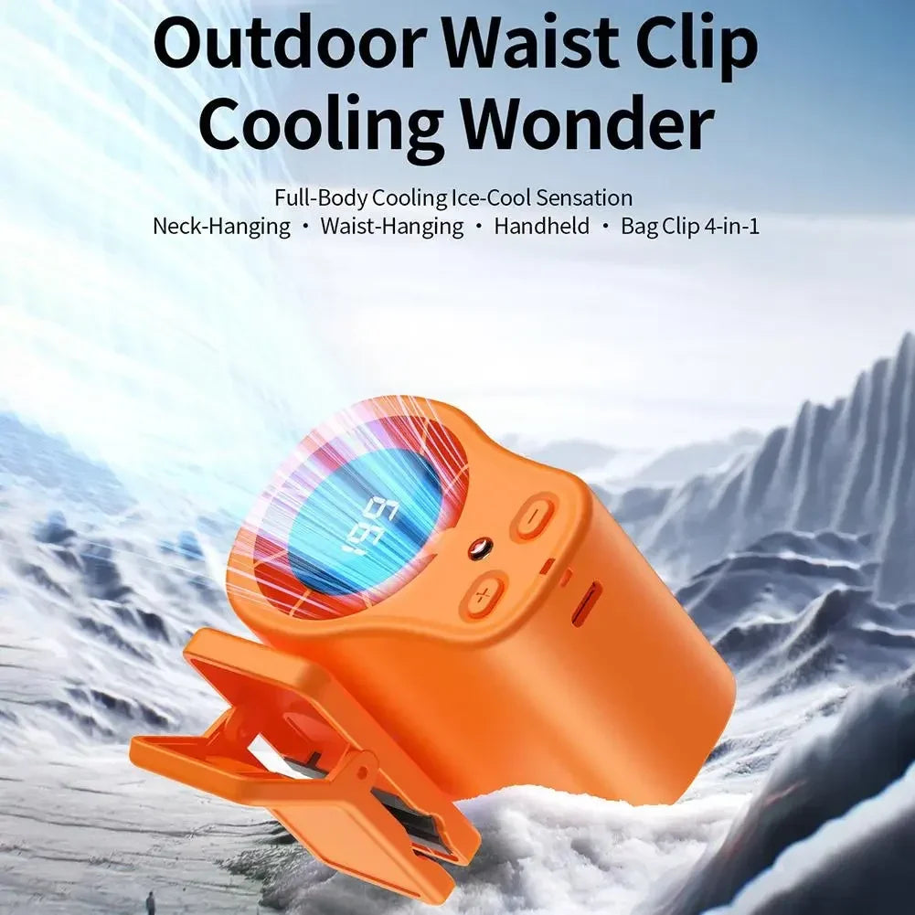 Portable Desk Fan Clip-On Outdoor Usb Rechargeable Fan - Image 5