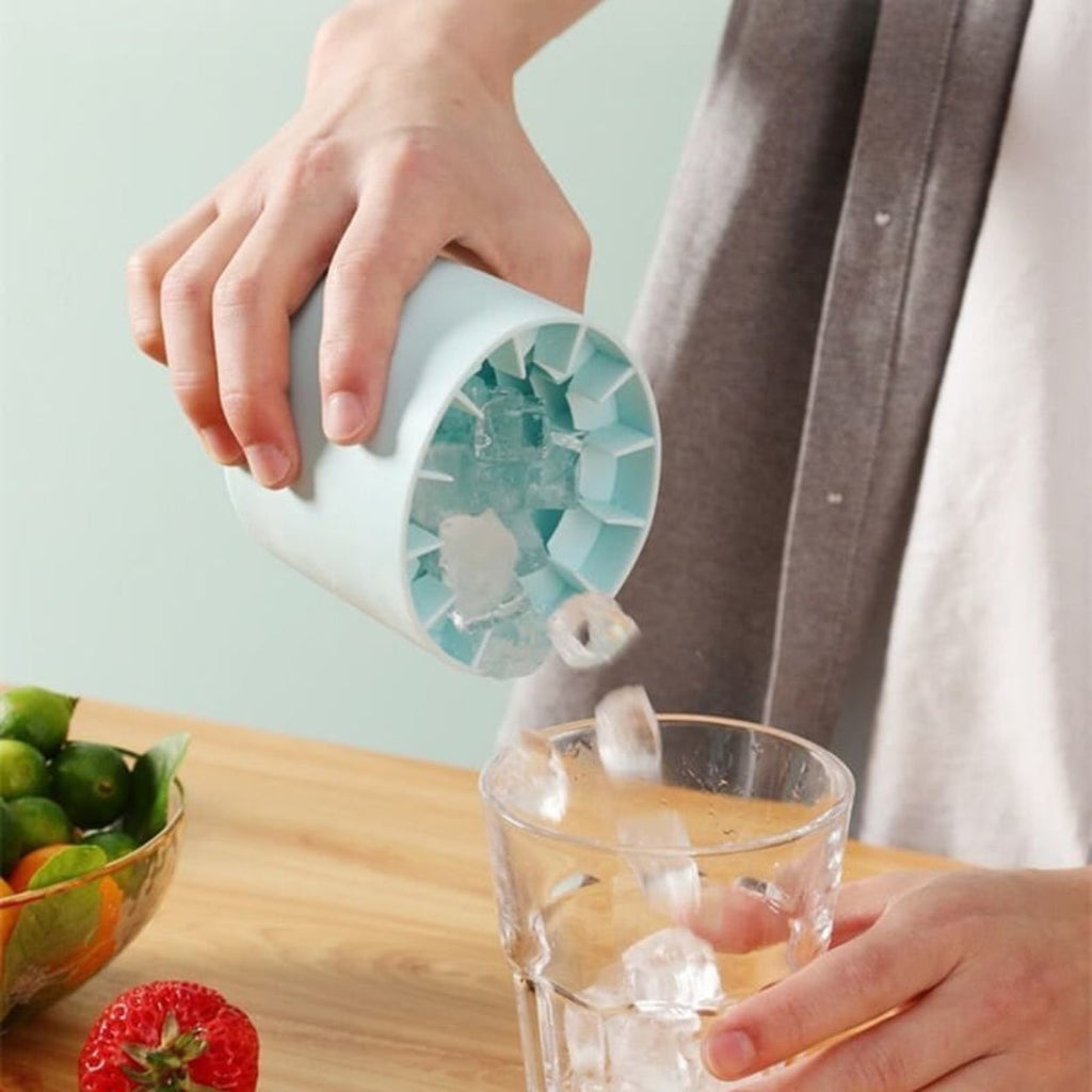 Portable Ice Maker Tray Compact Stackable Lidded Easy To Use - Image 6