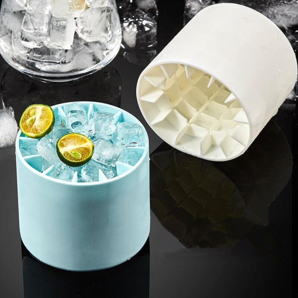 Portable Ice Maker Tray Compact Stackable Lidded Easy To Use - Image 8