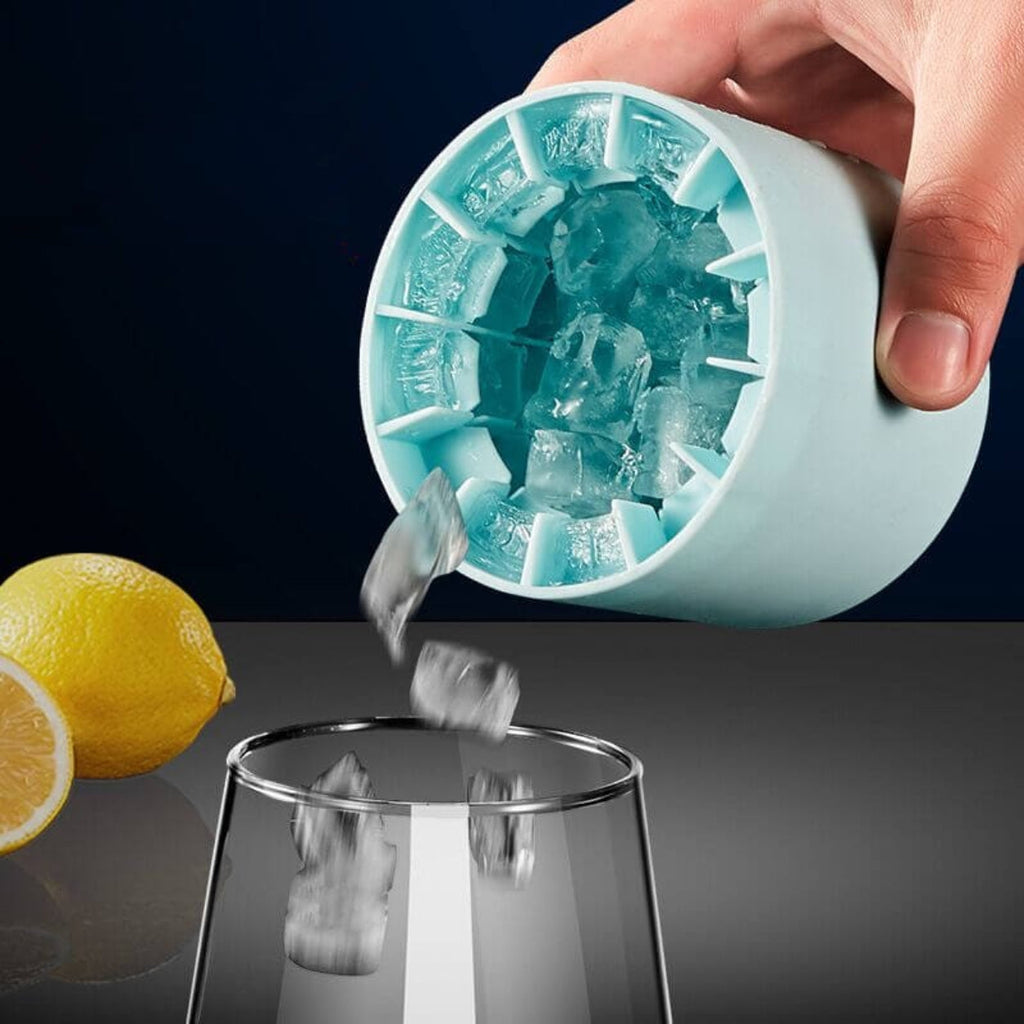Portable Ice Maker Tray Compact Stackable Lidded Easy To Use - Image 9