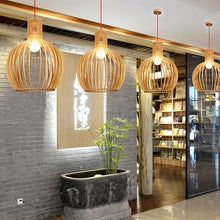 Handcrafted Wooden Pendant Light
