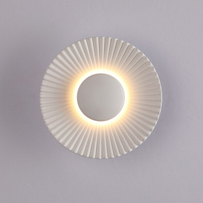 Hasna SunRay Metallic Wall Lamp