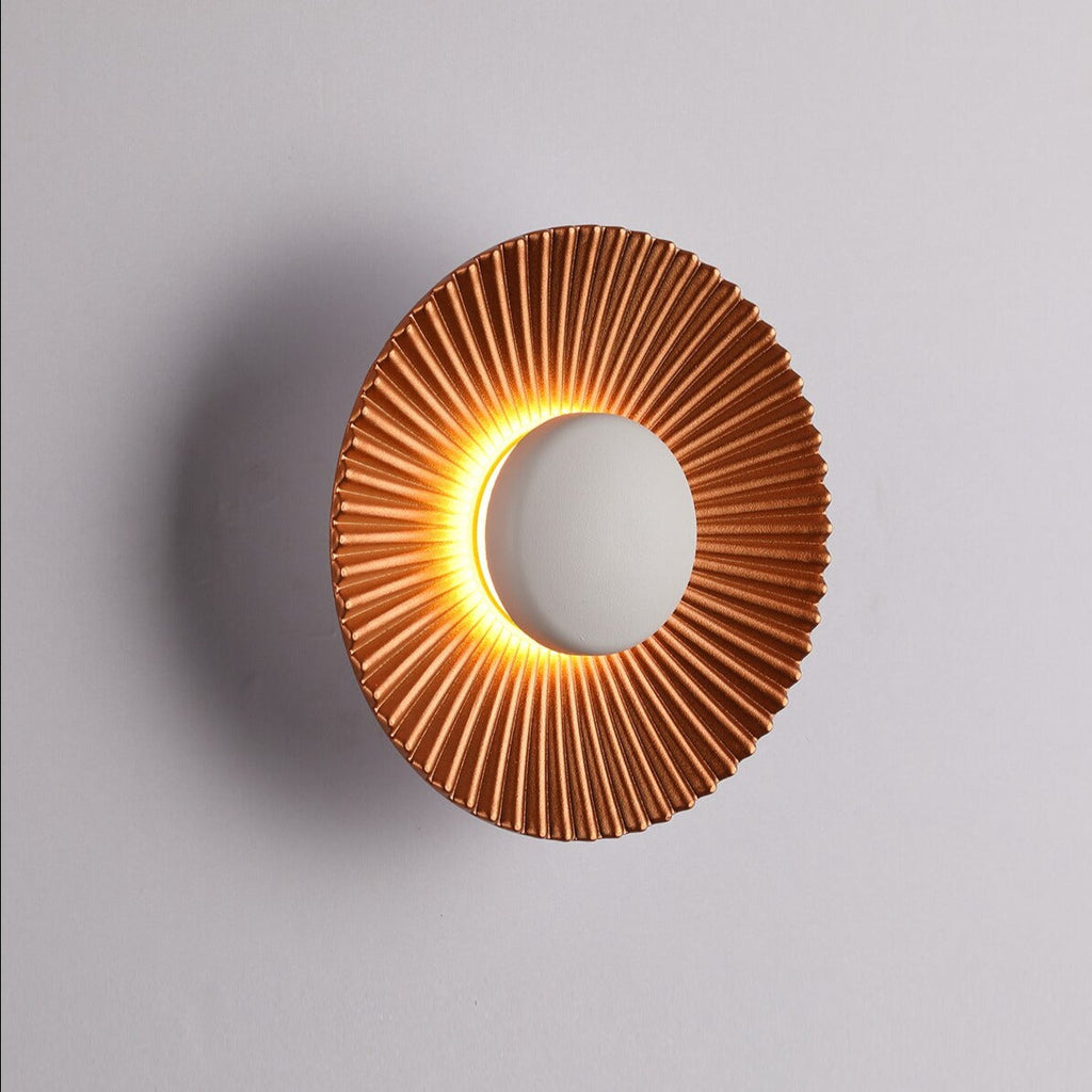 Hasna SunRay Metallic Wall Lamp