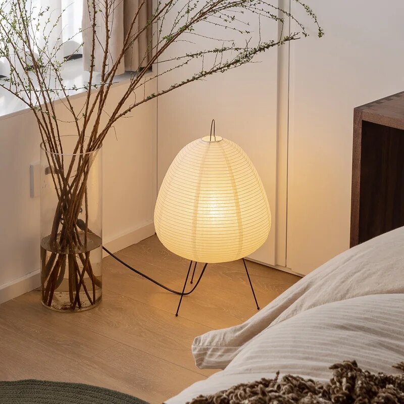 Japanese Rice Paper Zen Table Lamp