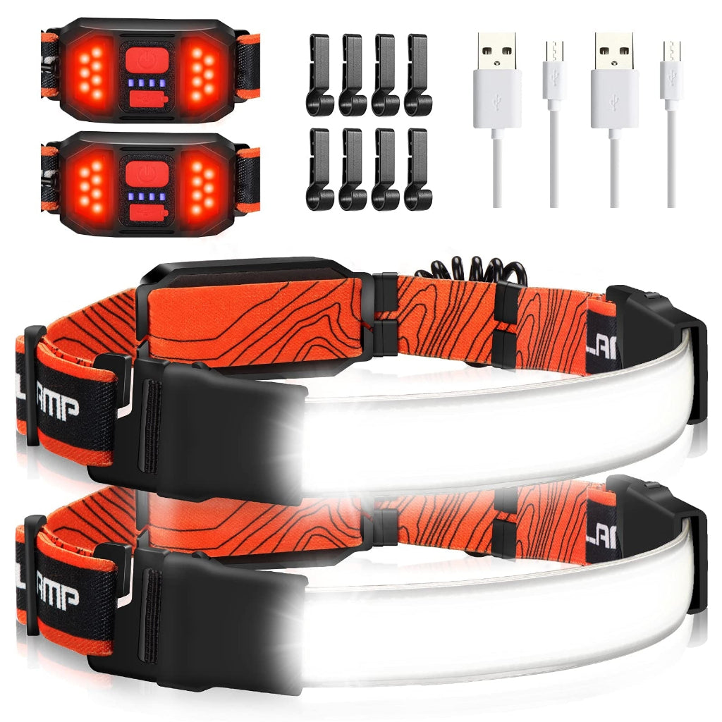 Rechargeable Headlamp Set LED Outdoor Use - Image 3
