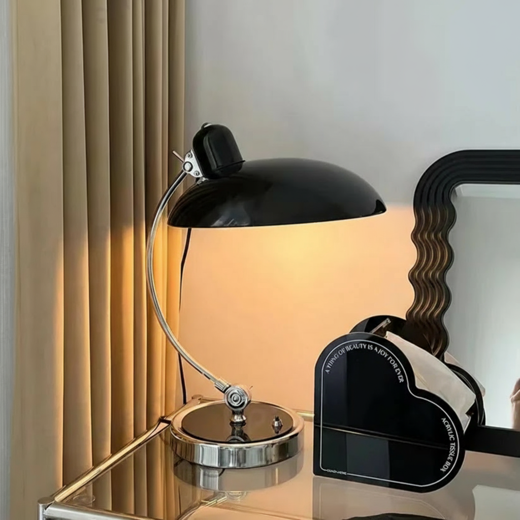 ScandiArc Curved Table Lamp