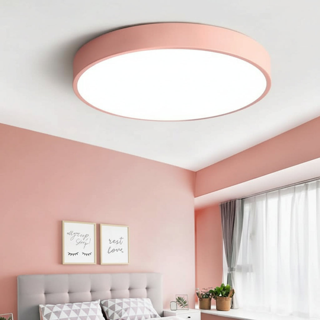 Round LED Flush Mount Ceiling Light