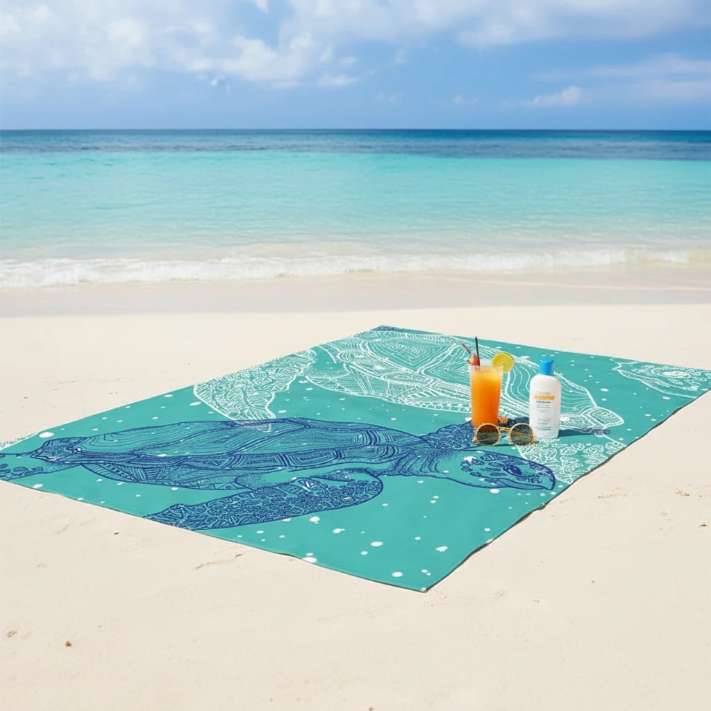Sandproof Beach Blanket Outdoor Travel Picnics - Image 1