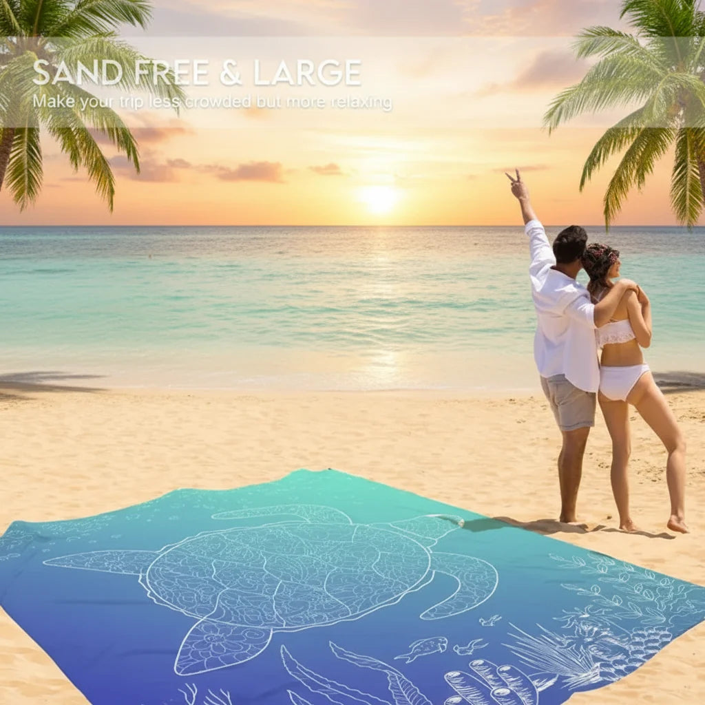 Sandproof Beach Blanket Outdoor Travel Picnics - Image 6
