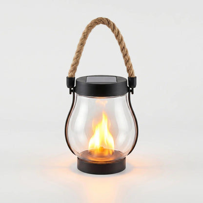 Solar Powered Lantern Outdoor Light Hanging Pathway - Image 2