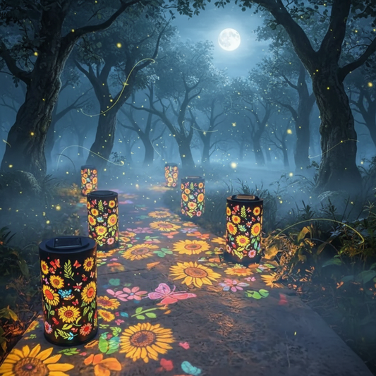 Solar Powered Outdoor Lantern Decorative Garden Light - Image 1
