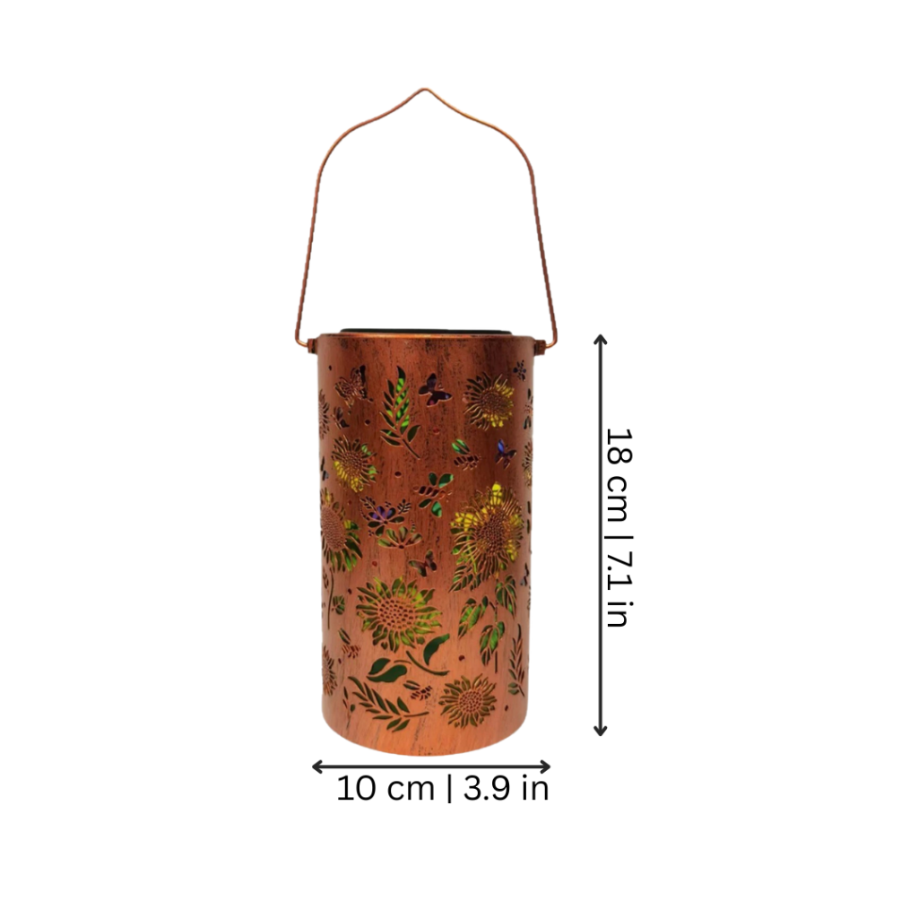 Solar Powered Outdoor Lantern Decorative Garden Light - Image 2