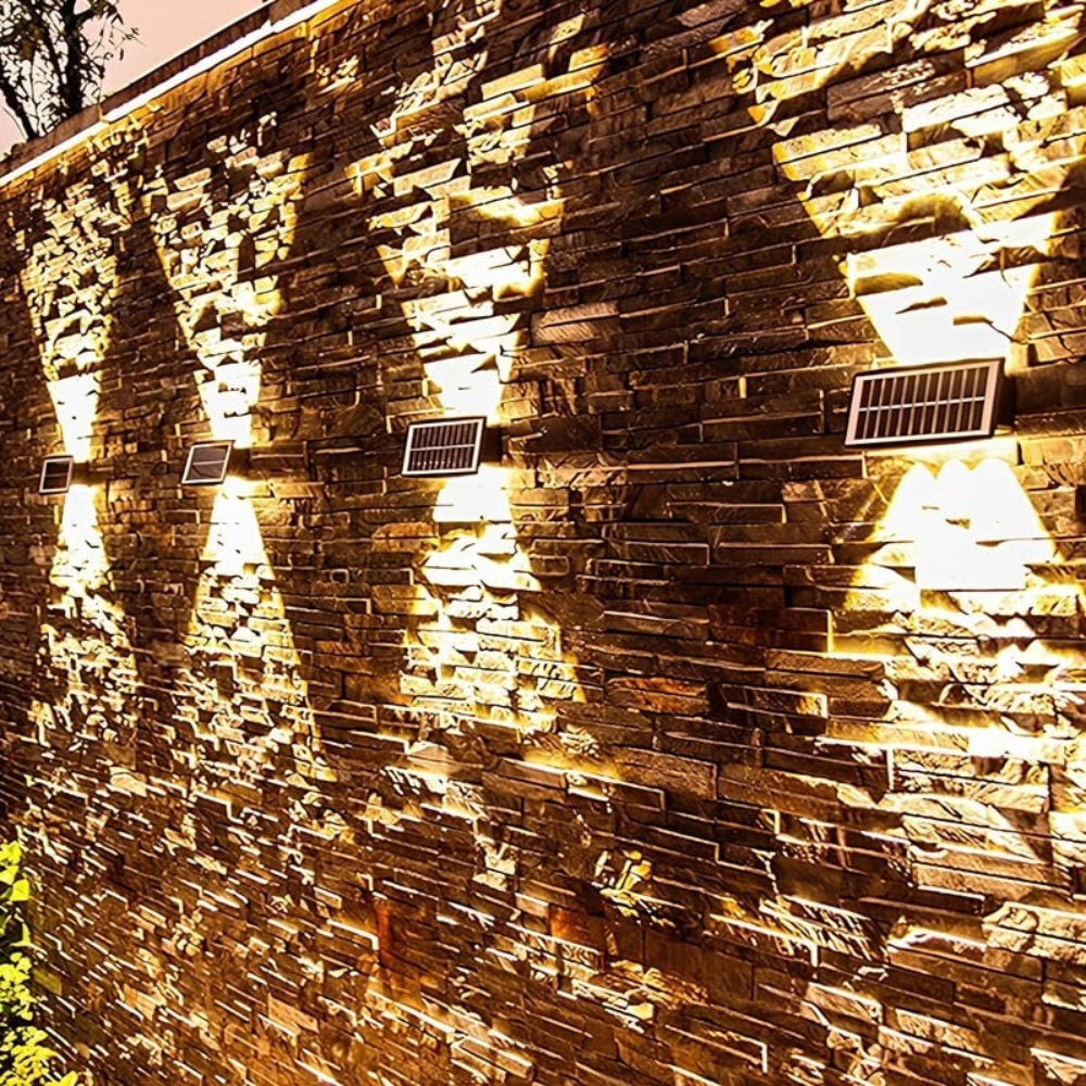 Solar Powered Outdoor Lighting Wall Garden Accent - Image 3