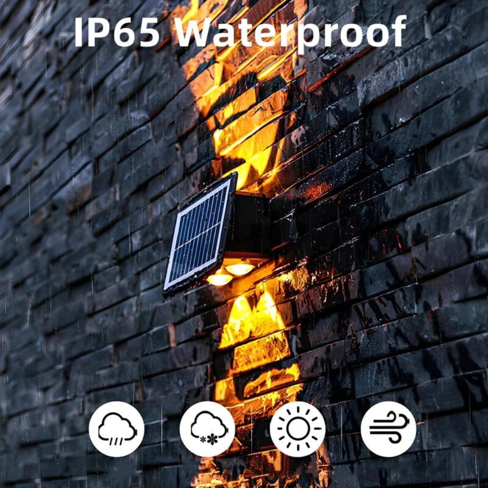 Solar Powered Outdoor Lighting Wall Garden Accent - Image 4