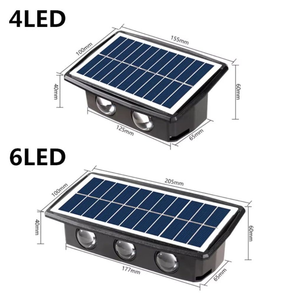 Solar Powered Outdoor Lighting Wall Garden Accent - Image 9